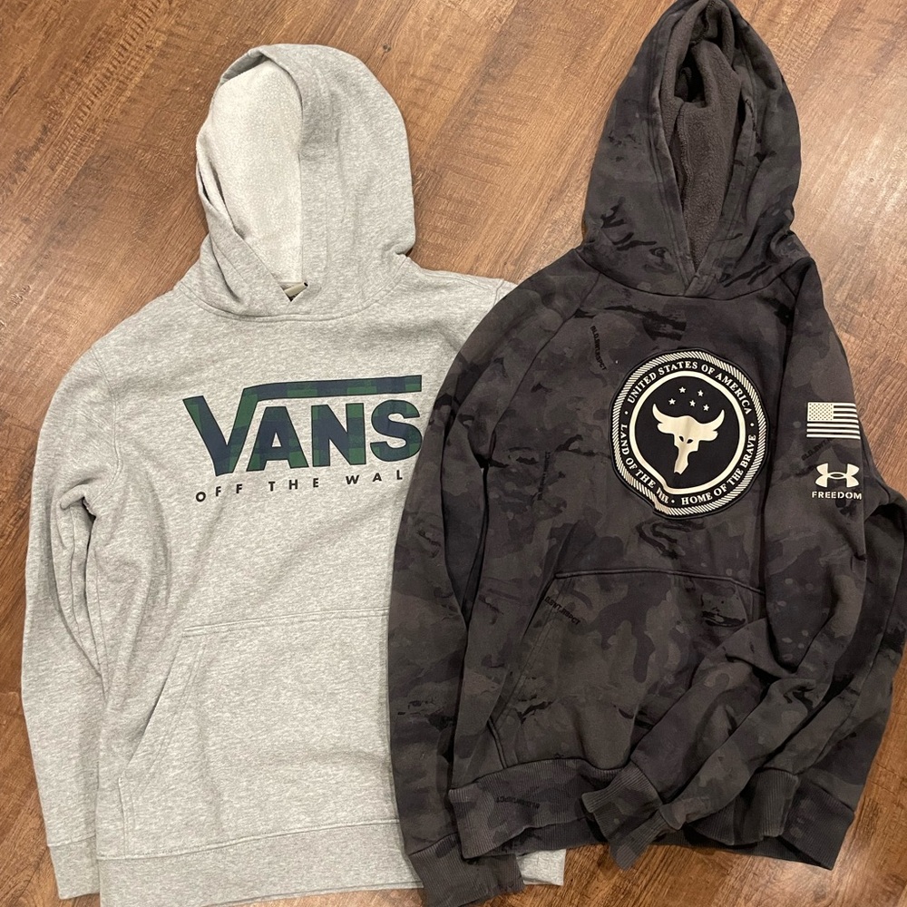 2 hoodie sweatshirt sz youth latge